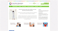 Desktop Screenshot of centrularmonia.ro